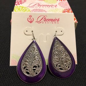 Premier Designs Lilac Earrings